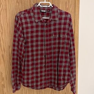 Vans long sleeve button up